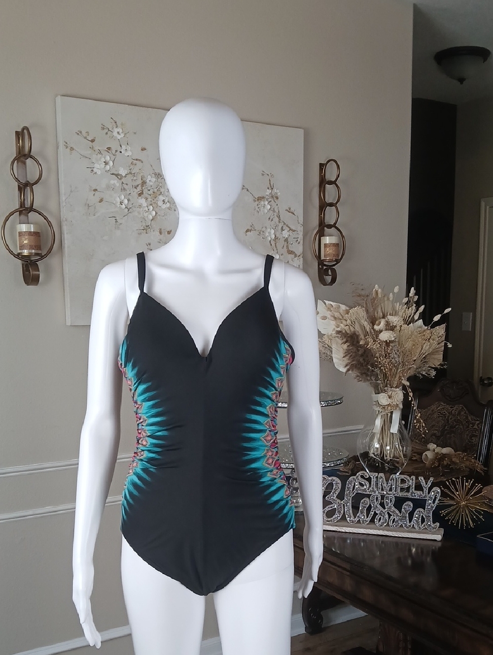 Miraclesuit Nepali Women’s Slimming Tummy Control  One-Piece Swimsuit Size 6 - Picture 10 of 16